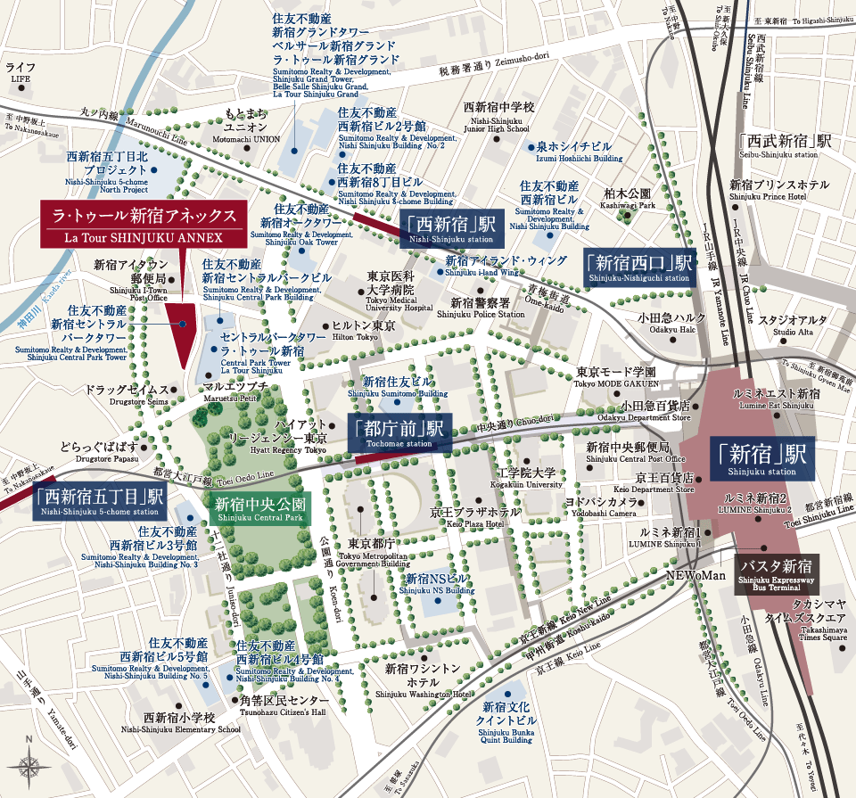 現地案内図